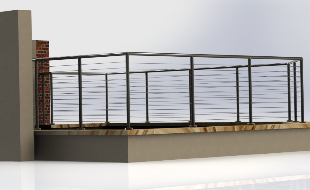 elitebalustrade's tweet photo. Our Design of the Week: a 5 sides #balcony solution https://t.co/fmshWZx9cC #glassbalustrade #cablebalustrade https://t.co/wYlgOsQ53G