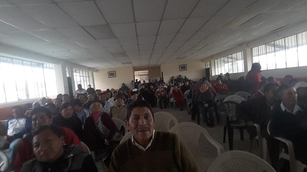 Sociabilizacion del Estudio de Impacto Ambiental de la Unidad Educativa del Milenio en Pilacoto - Guaytacama.