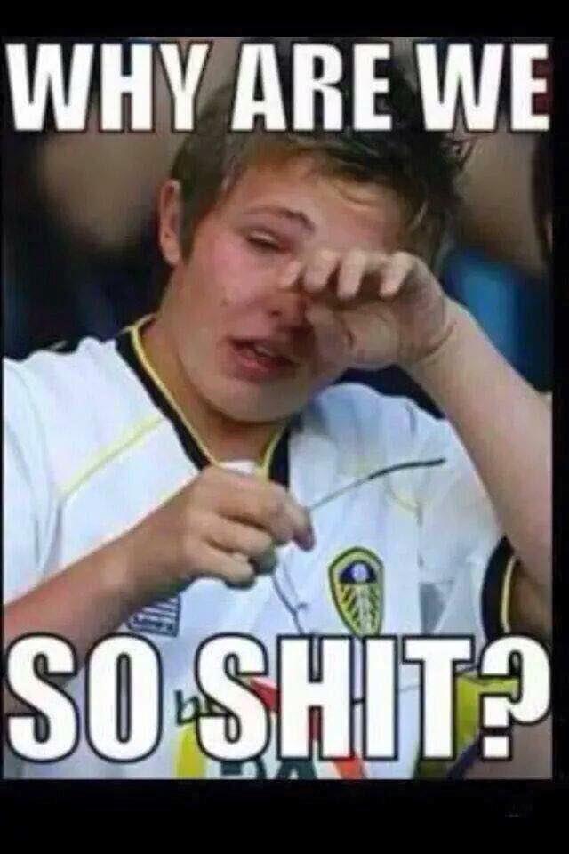 darrellsykesy's tweet photo. ๐๐ always shit! #leedshit #htafc #swfc #lufc https://t.co/uX5XT4nQaC