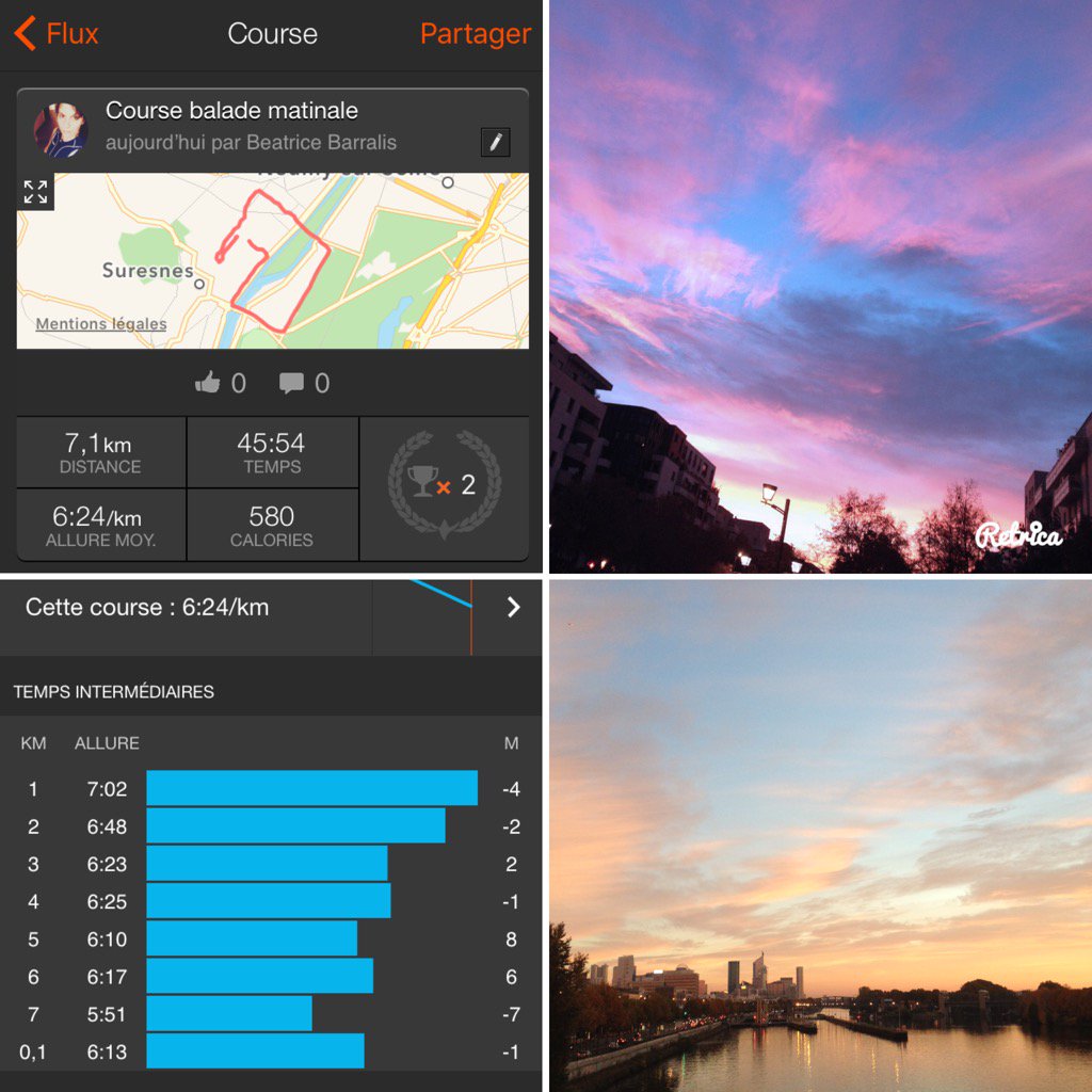 beabarral's tweet photo. #run #hoka #cieldautomne #magic https://t.co/v3ligmZjnD