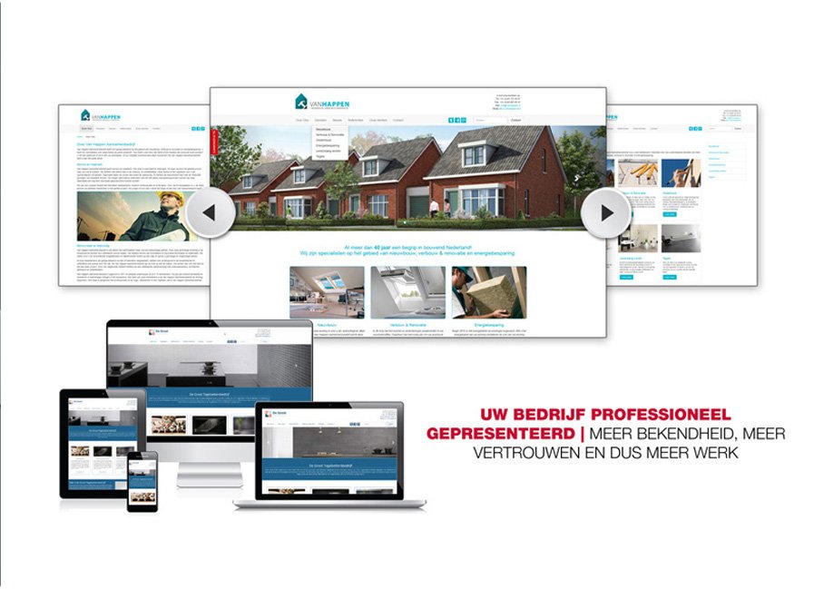Ben jij die bouwprofessional zonder actuele &amp; complete website? Dat kan echt niet meer! raabworks.nl