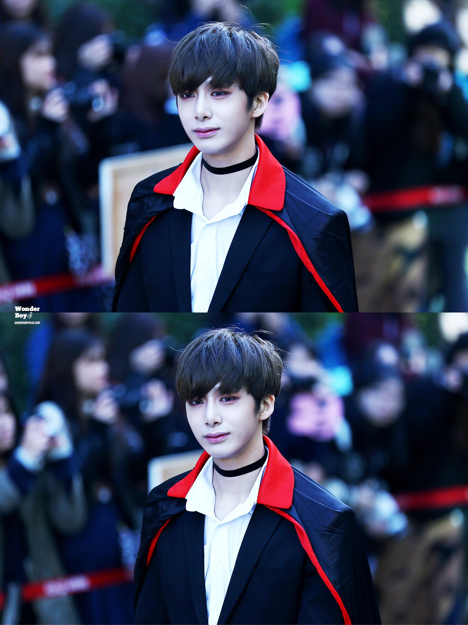 오늘 오드아이, 초커, 망토가 열일한 아이돌 | 인스티즈