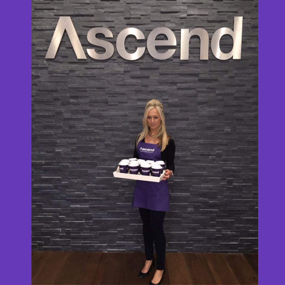 AscendHelena's tweet photo. Who would like a free coffee this morning? Come to @AscendProperty for an #AscendBlend to warm up your walk to work💜 https://t.co/qrv2m9d28w