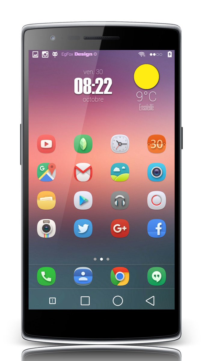 EgFoxDesign's tweet photo. #OnePlusOne #EgFoxDesign 2015 #BelleUI
◘ clock : #xwidget ◘ Launcher : #NovaLauncherPrime  ✌ https://t.co/3EVb5JTvLO