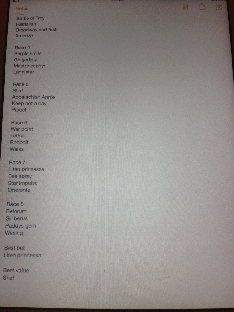 Eliteracingform tweet picture