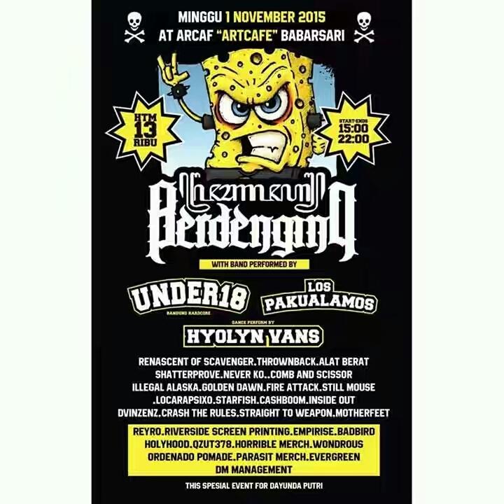 H-2 pecahken! w/<a href="/Under18bchc/">UNDER18</a> <a href="/LOSPAKUALAMOS/">LOS PAKUALAMOS</a> <a href="/ALATBERATYK/">ALAT BERAT YKHC</a> @SHATTERxPROVE <a href="/starfish_yk/">STARFISH</a> @ROScavenger <a href="/thrownbackHC/">thrownback hardcore</a> etc.