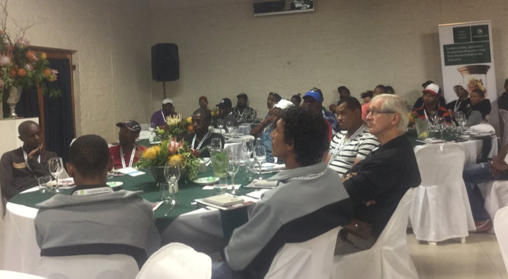 winecoza's tweet photo. Watch this space - Agri wanting to make Kleinplasie an Agrihub. Thx to @Nedbank again sponsoring #cellarworker day https://t.co/PpuVnuyXS2