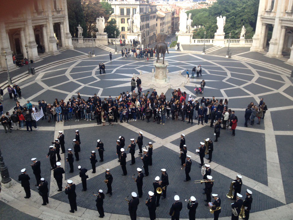 Francy_fmd's tweet image. La banda di #roma in festa per il #GJC2015 @fmdigitale