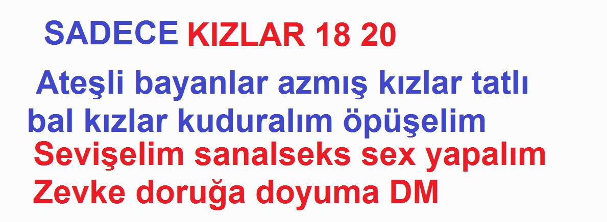 NEFESM2's tweet photo. SADECE kızlar 18 25  ateşli bayanlar azmış kızlar tatlı bal kızlar kuduralım öpüşelim sevişelim sanalseks  DM https://t.co/uqkXFWJfDn