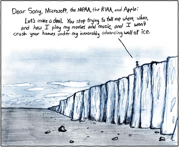 JamesBSumner's tweet photo. Actually, many academic #OA scenarios *aren't* like the https://t.co/RGwApf2sx4 cartoon. But #ProQuestGate *is*. https://t.co/U4rZedf6Ft
