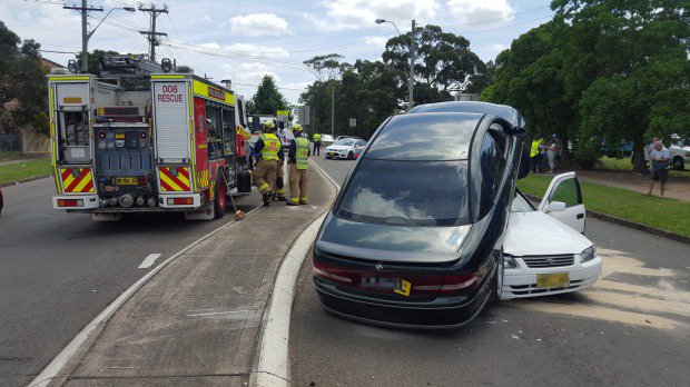smh's tweet photo. Oops: Sydney L-plater's incredible crash. https://t.co/vosntu8Uu9 https://t.co/D4KJoqtiLW