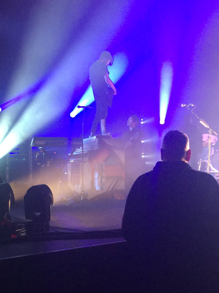saraw1386's tweet photo. @Akopp lookin like a ghostly apparition that @Kryzreid sees 👻 Thank you for an amazing show tonight! #AlwaysAGhost https://t.co/jIDjitz4ks