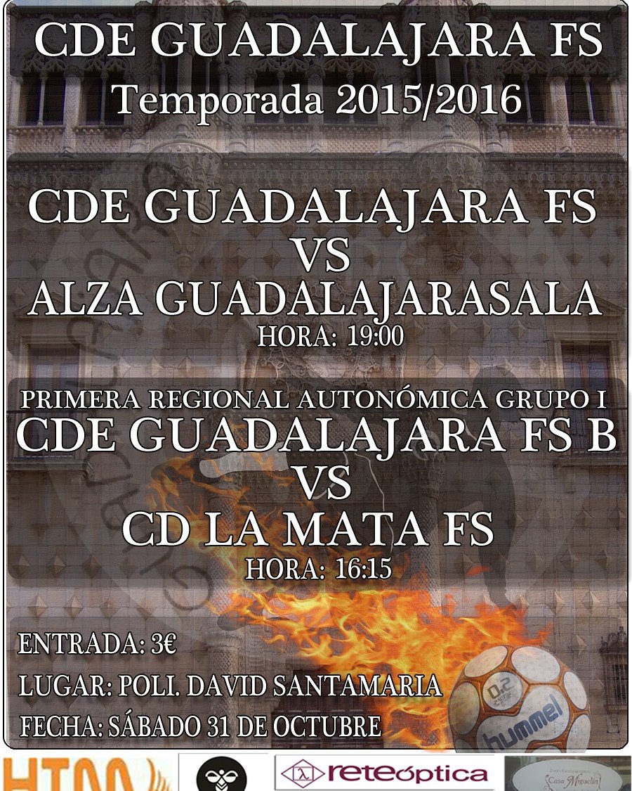Ciudaddeguadafs's tweet photo. Mañana nueva jornada de liga. A las 4 el filial ante CD La Mata y a las 7 el senior ante Alza Guadalajarasala. https://t.co/C955lPwAAc