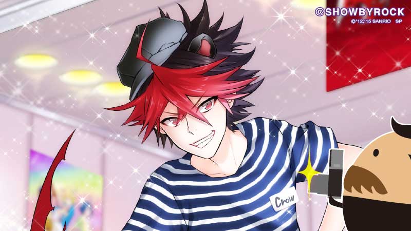SHOWBYROCK's tweet photo. 「やい家畜共ッ！キッチンカー投票ありがと黙示録だッ！」期間限定UR【キッチンカーヴァイト黙示録・クロウ】くんが超ガチャに降臨ですぞ！ギリギリ間に合いましたぞ(・ω<)→ https://t.co/lQdfLu0EzA #SB69 https://t.co/hT4BTxeNOb