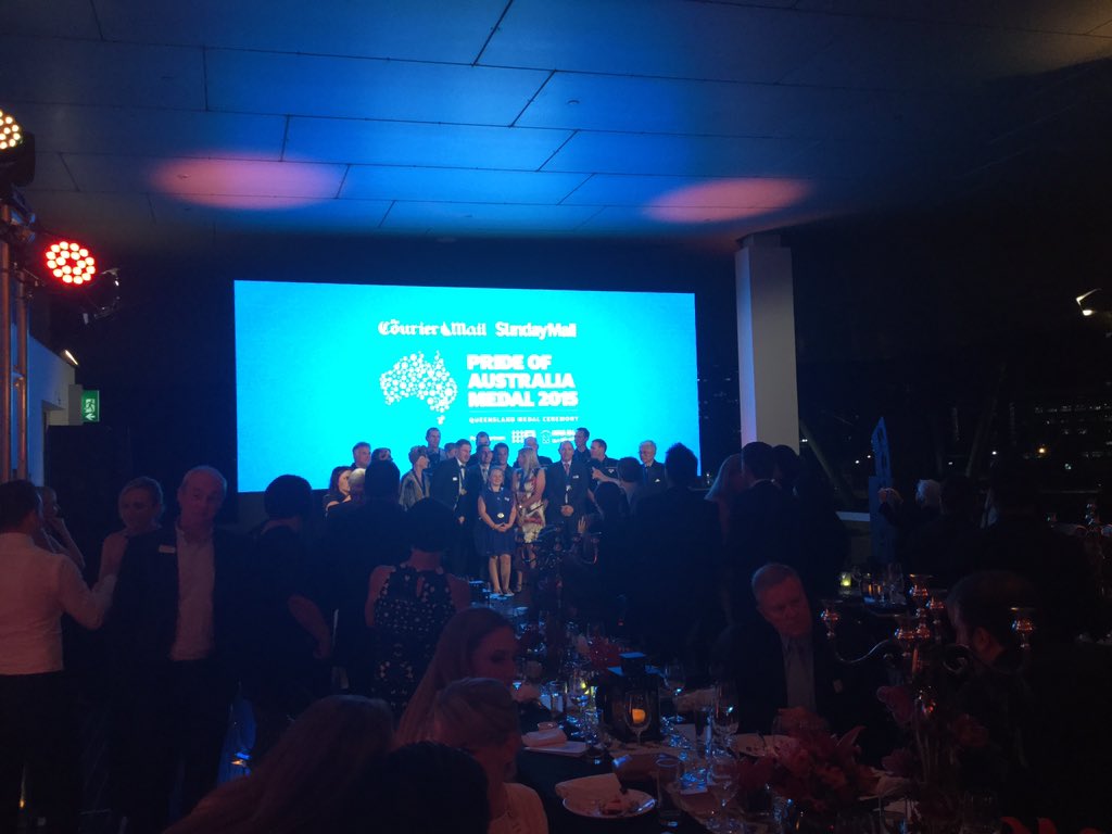 <a href="/prideofoz/">Pride of Australia</a> Queensland medallists. Puts it all into perspective. Congratuations. <a href="/couriermail/">The Courier-Mail</a> #Queenslander