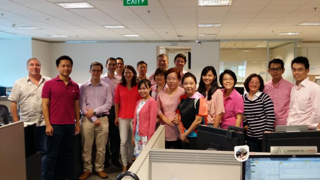 Nomura's tweet photo. While in Singapore our employees donated to @bcfsg as part of #BreastCancerAwarenessMonth #PinkDay2015 https://t.co/CyPJI3lDTN