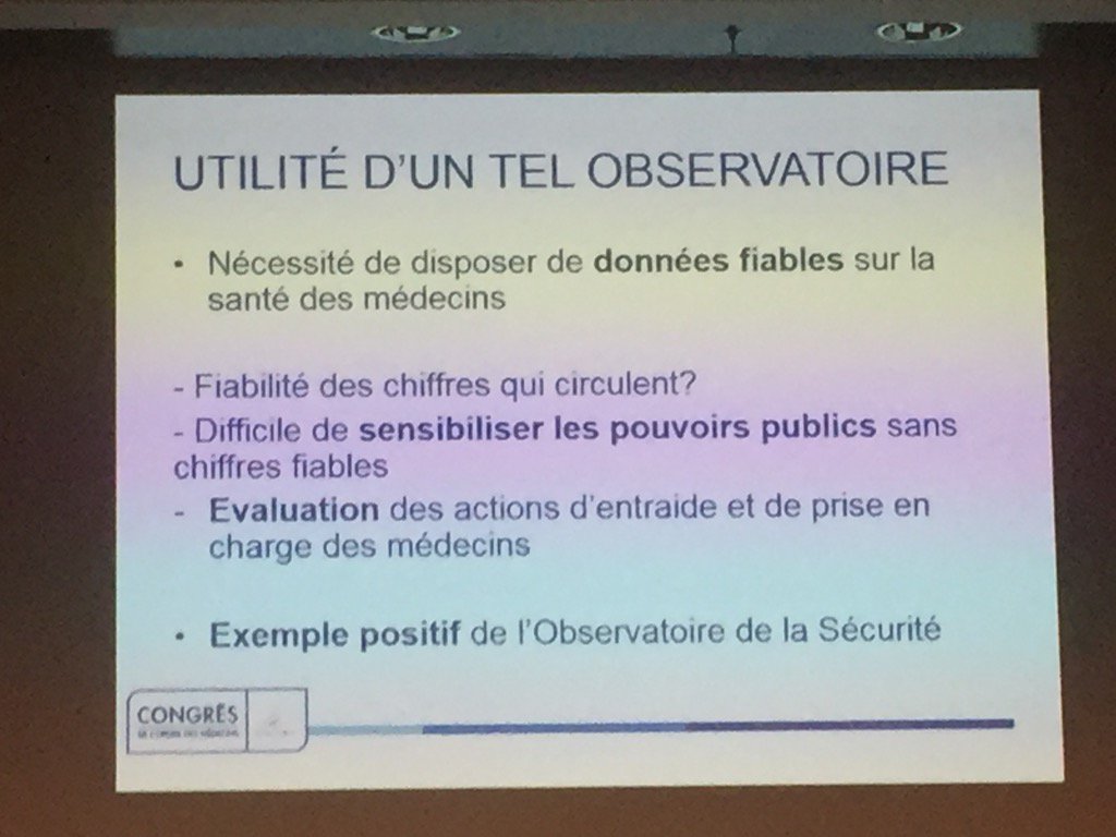 ledouarin's tweet photo. #CONGRESCNOM Bruno Kezachian,Pdt de la Commission d'entraide:"vers un Observatoire de la Santé des Médecins" https://t.co/fKk5gcdW4Q