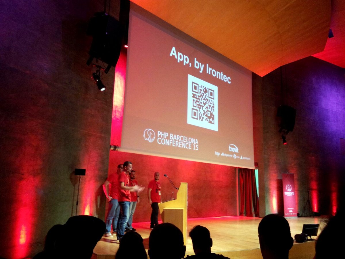 Imagen App Irontec PHP Barcelona Conference 15