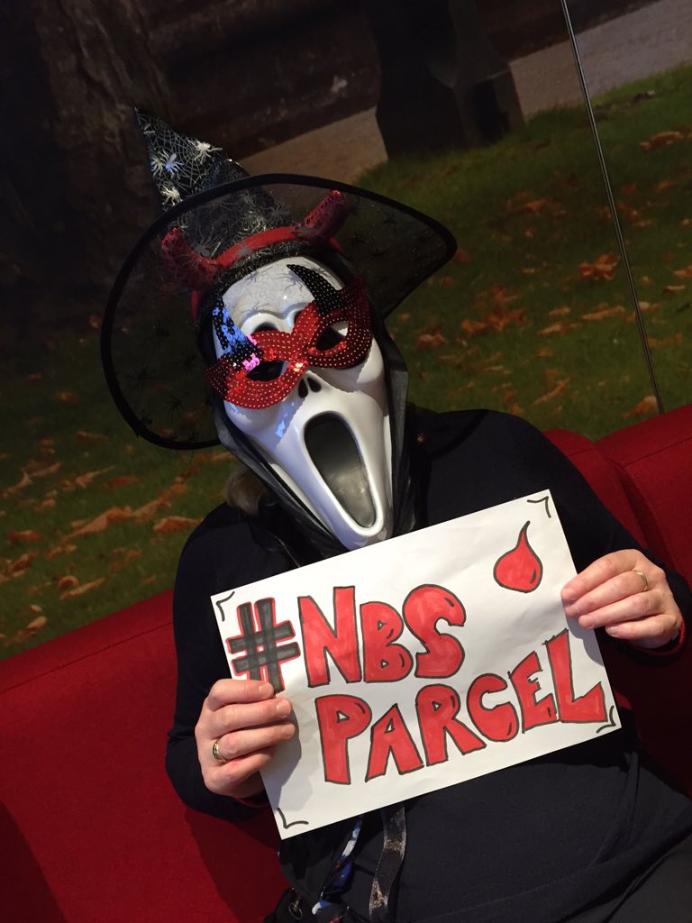 Kayleigh_Savage's tweet photo. Happy Halloween - we have a spooky visitor! 🎃👻 @RBNSouth @WessexNBS #NBSParcel https://t.co/uPIml92Djq
