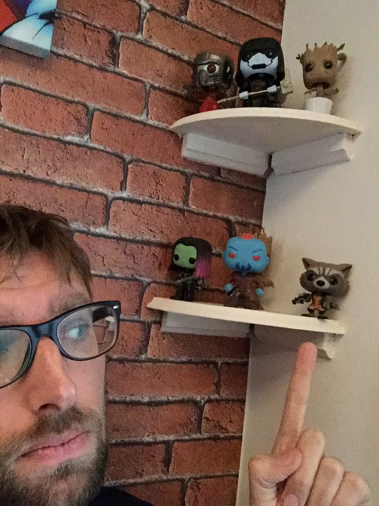 beallo's tweet photo. @collectsideshow these were my guardian funko pops. I gave them to my 12 year old!  #SideshowHeart https://t.co/XA00Cejmx7