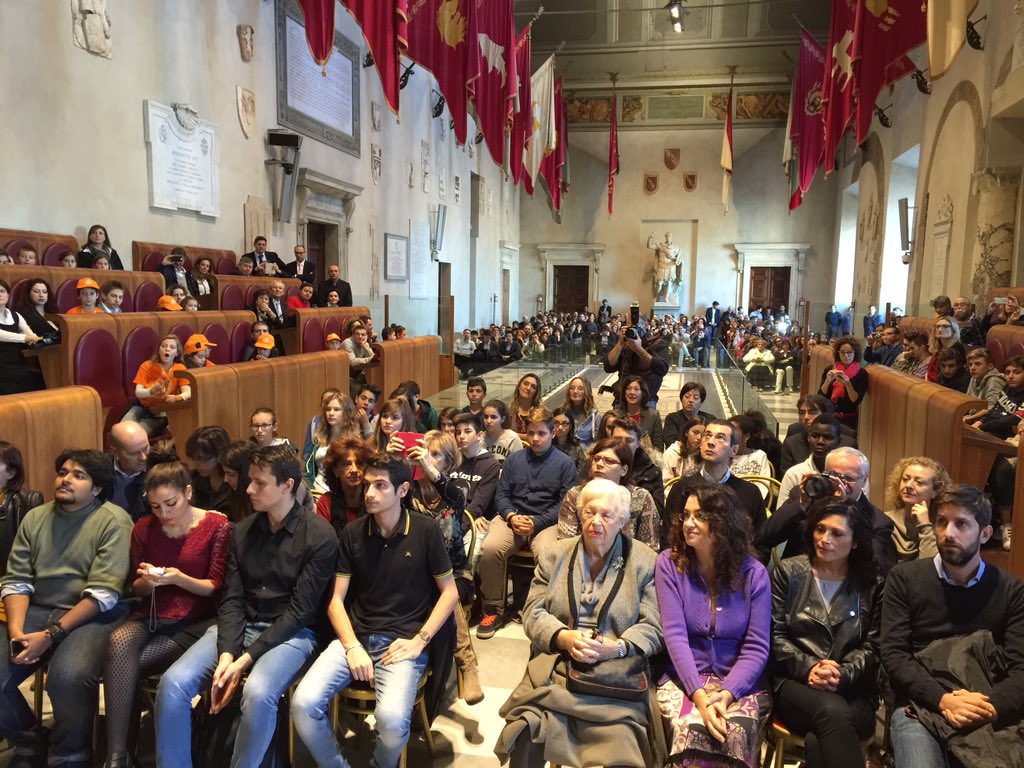 MirtaMichilli's tweet image. Soon the winners of #GJC2015 at the #Campidoglio @fmdigitale many many innovators with us!!!