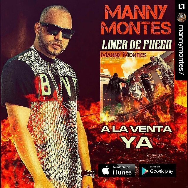 ash_ENT's tweet photo. Ya salioooo! #LINEADEFUEGO #ITUNES #AMAZON #GOOGLEPLAY @MannyMontes https://t.co/gQLEQtSEES