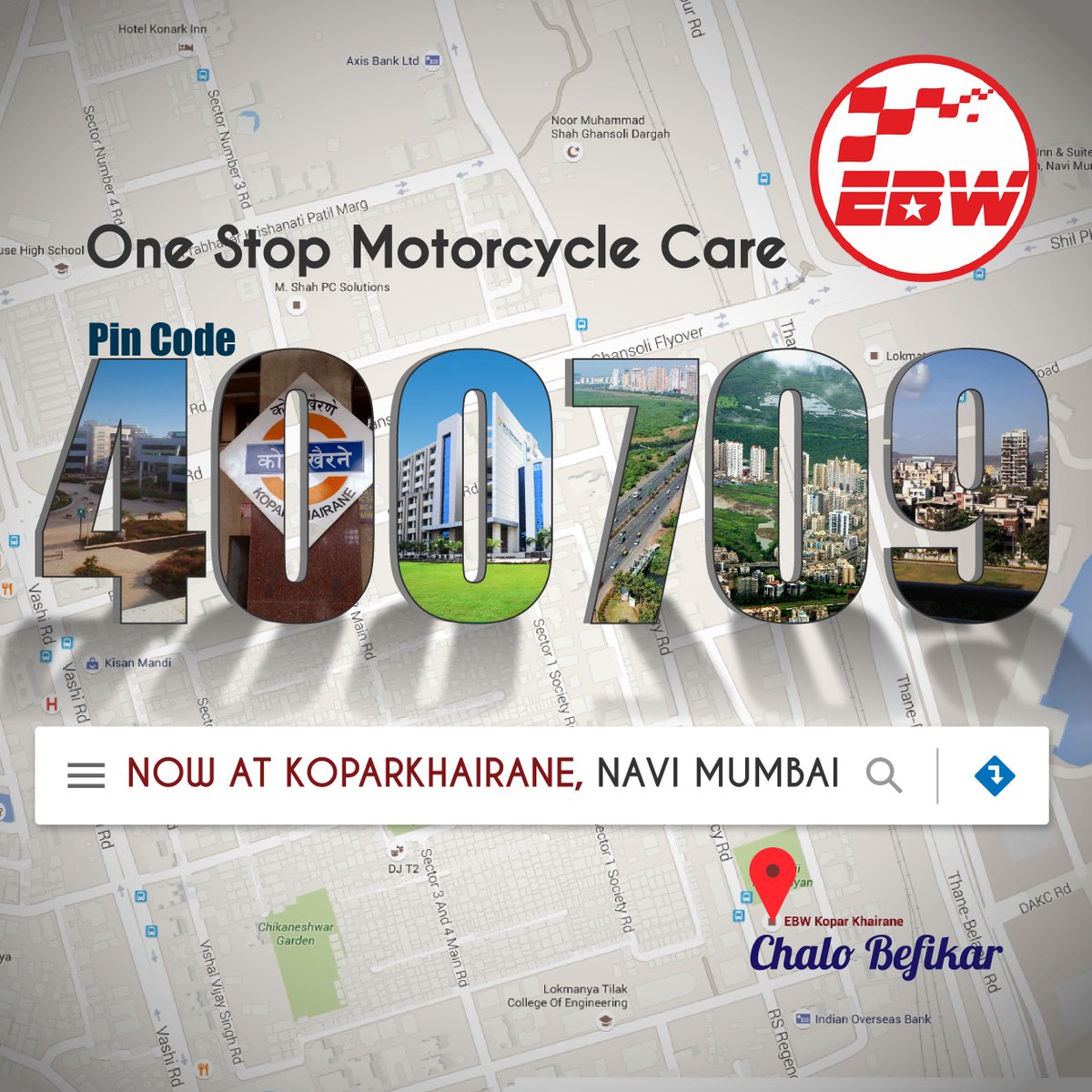 EBW_India's tweet photo. EBW is now at Koparkhairne, Navi Mumbai. Ride down today - https://t.co/Vt9n9rNmDx
#EBW #ChaloBefikar #StopFixGo https://t.co/OvdSR6kKC5