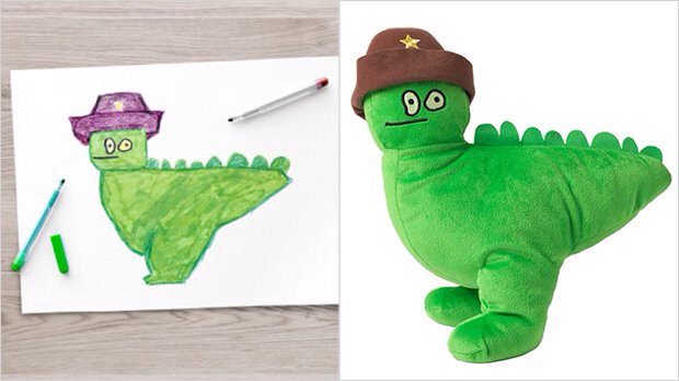 MrPINTXO's tweet photo. Dibujos de niños transformados en peluches por IKEA 😍 
By @LaCriaturaCreat https://t.co/DmPN8Xmmll