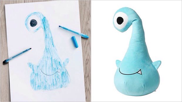 MrPINTXO's tweet photo. Dibujos de niños transformados en peluches por IKEA 😍 
By @LaCriaturaCreat https://t.co/DmPN8Xmmll