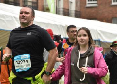 Never as glad to see Lucy at the end of <a href="/dublinmarathon/">Irish Life Dublin Marathon</a> #neveragain #untilnexttime