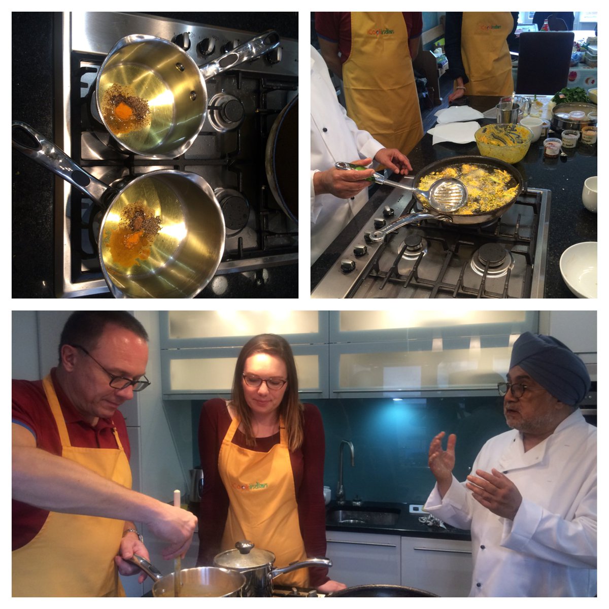 bluemondayevnts's tweet image. Fab week at Blue Monday trying out a new experience - creating an Indian Banquet! #IndianFood #CookeryMasterclass