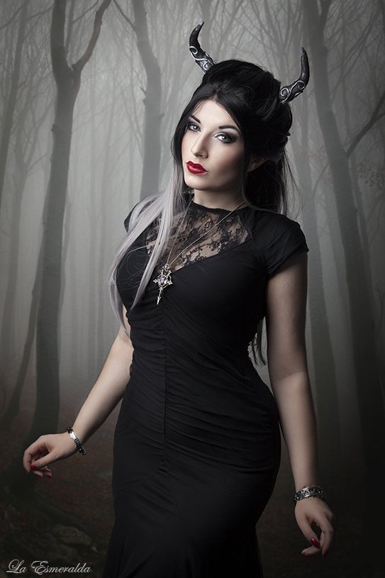 La Esmeralda wearing our Ariana dress! #spindoctorclothing