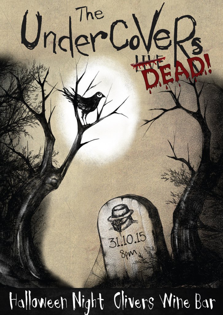 undercovers1's tweet photo. The UnDeadCoVeRs rise from the grave tomorrow night! @OliversMalvern @hurstyandhelen #WorcestershireHour #Halloween https://t.co/rvethUQYY2