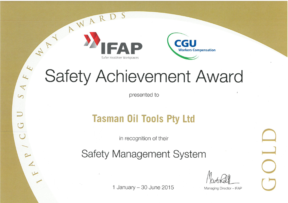 TasmanOilTools's tweet photo. @TasmanOilTools receive GOLD award for their Safety Management.
#SafeWayAwards #SafeWorkOctober @IFAP_Training https://t.co/cf2dOJYcrN