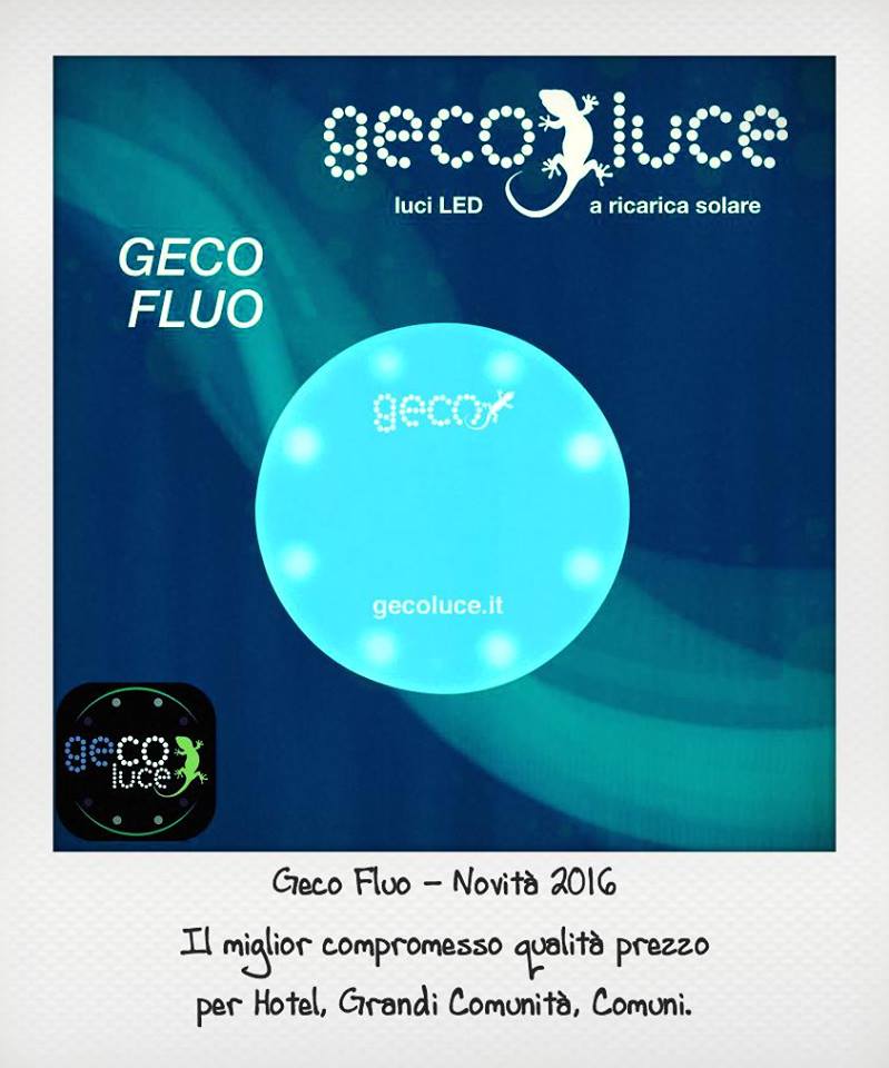 solarsolnsteam's tweet photo. RT GECOLUCE NEW GECO FLUO! #gecoluce #ecomondo #citta_sostenib #fluo #circle #lights #solarenergy https://t.co/1PGrPgxLGa