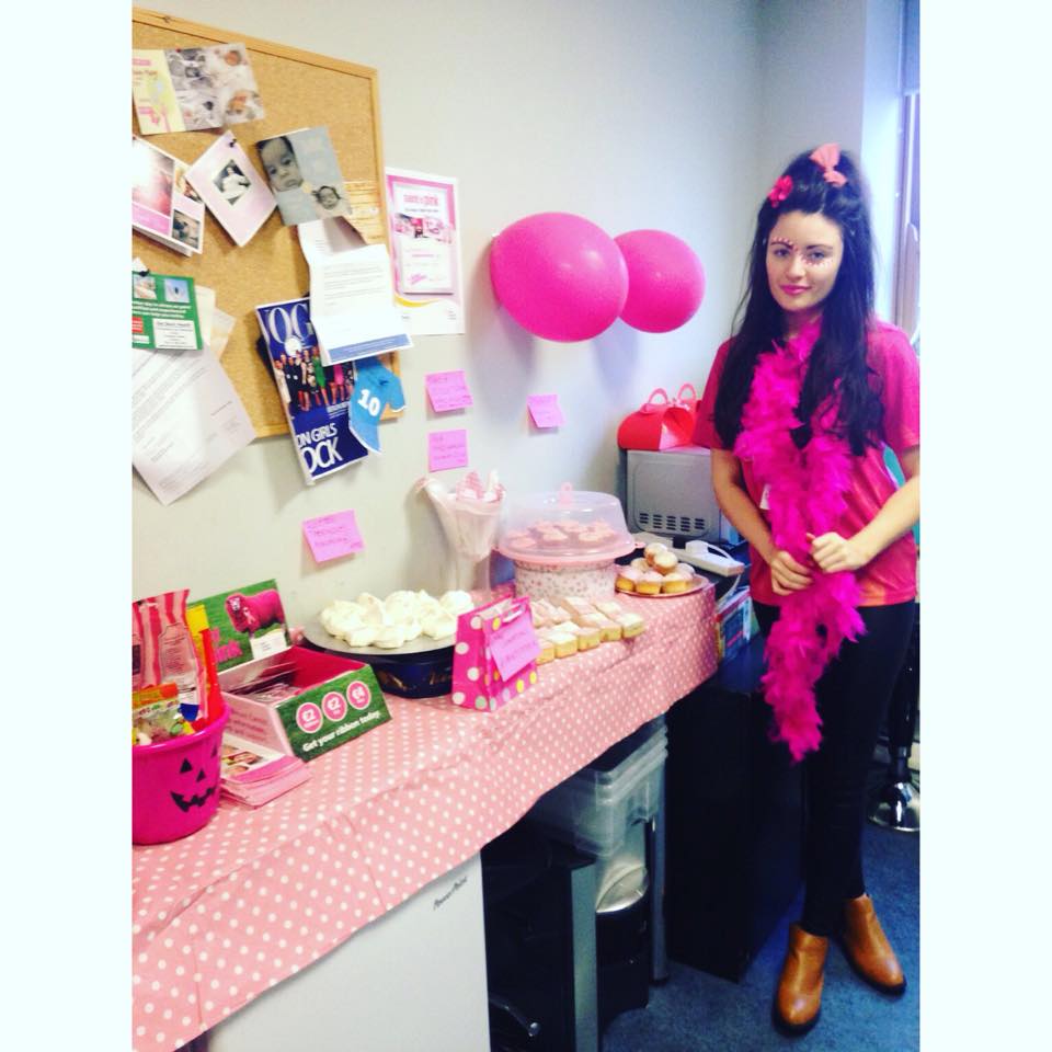 aoifsmcl's tweet photo. Breast Cancer Awareness Day in work today! #Paintitpink #Irishjobs #Greatcause https://t.co/CaTt73WgeP