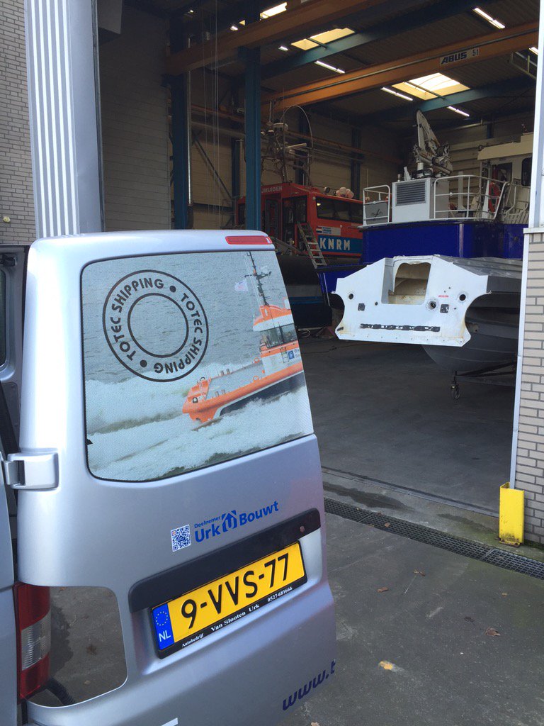 Totec Shipping bij Damen aan de klus👍 mooi werk