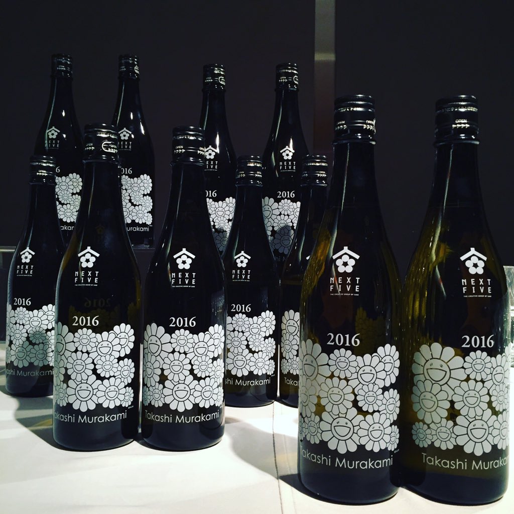IchifortheMichi's tweet photo. #NEXT5-Takahashi Murakami 2016! A glorious collaboration! #thefutureofsake #dreamcometrue @takashipom @yukino_bijin https://t.co/LKWy1Fdv3T