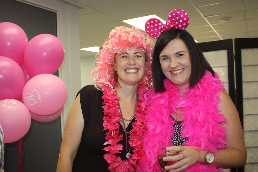 FlowComms's tweet photo. Smiles, #FlowFun and loads of #FlowPink at our 10th birthday celebration: https://t.co/Ob7obNPY2U https://t.co/3nd0WR7SWA