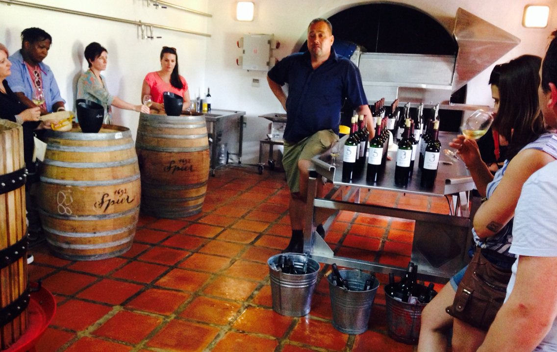 thewinesamarie's tweet photo. Winemaker Frans Smit paring his Creative Block 2 with braaibroodjie @SpierWineFarm @SpierSecret https://t.co/99gRAj1KTG