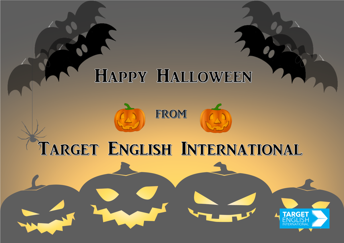 TargetEnglishIn's tweet photo. Happy Halloween from everyone at Target English International https://t.co/WisTaFX5lM