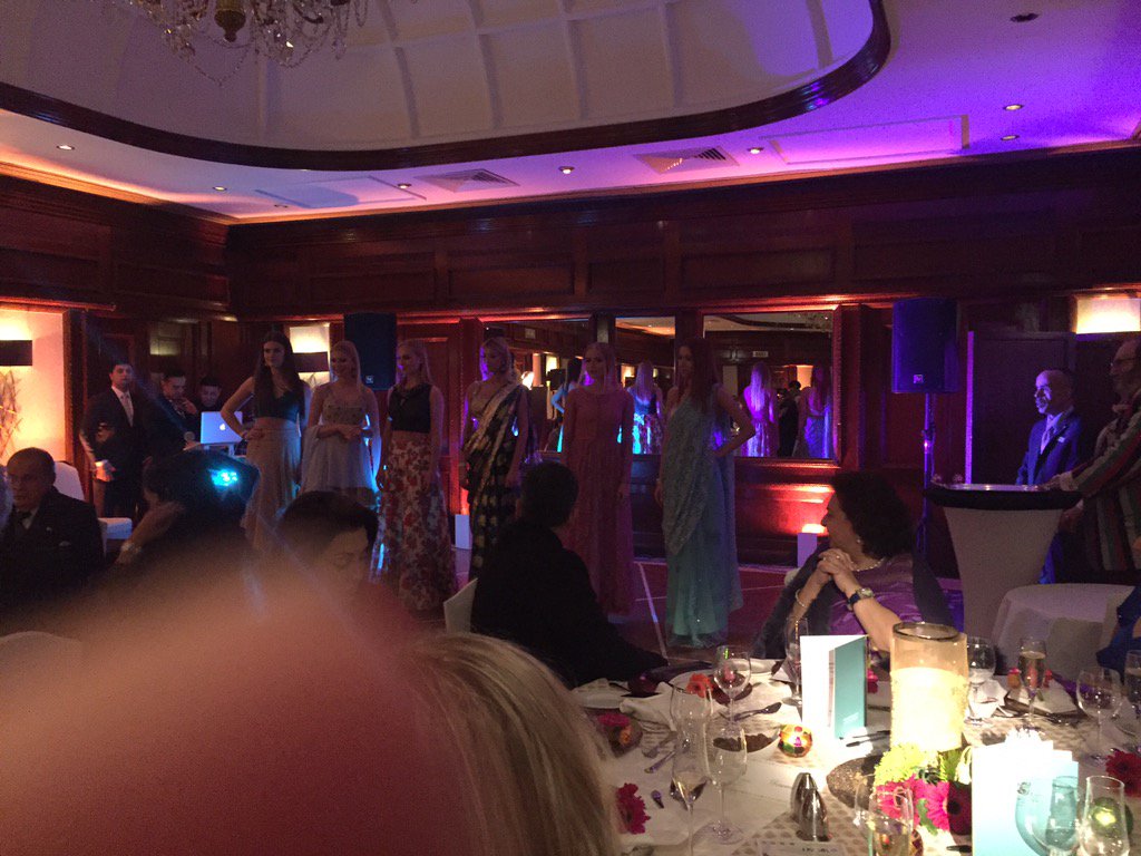 MissUSSRUK's tweet photo. Our stunning models helping raise funds @ArtsForIndia #CharityGala 2015 https://t.co/ocpUQfieoI