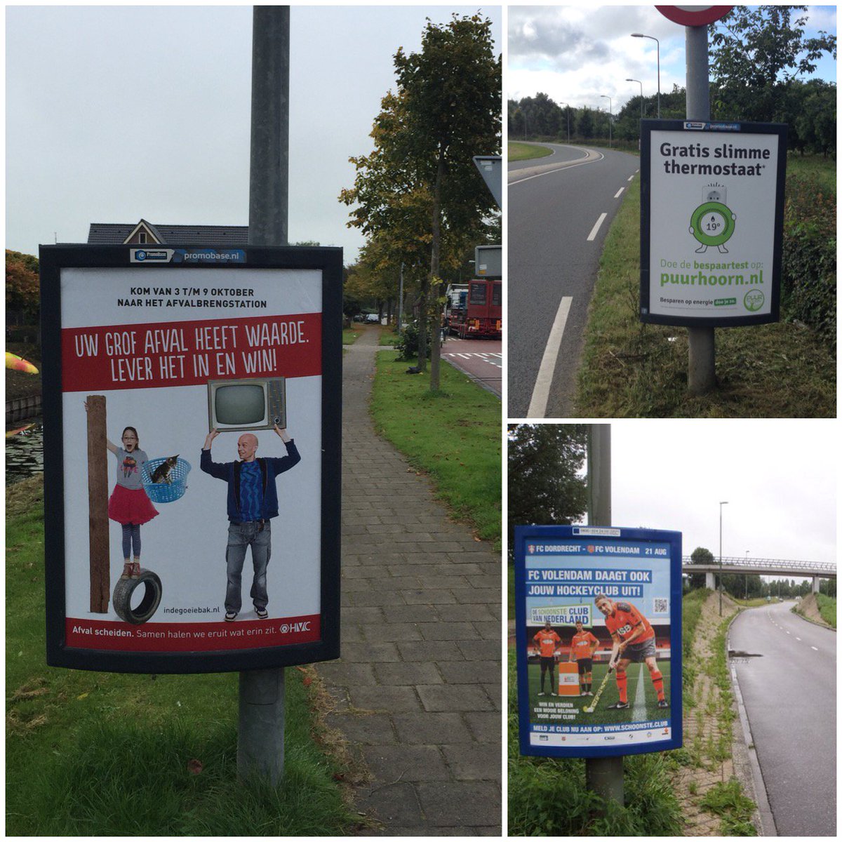 Op naar een #duurzaam Nederland! Mooie campagnes van <a href="/hvcgroep/">HVCgroep</a>, <a href="/PuurHoorn/">Puur Hoorn</a> en Schoonste Club van Nederland. #OOH