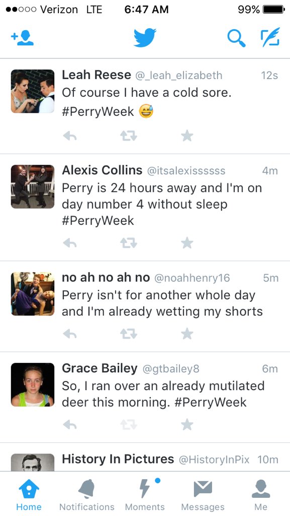 gtbailey8's tweet photo. You know is #PerryWeek when https://t.co/a239m9B68y