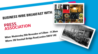 BusinessWireUK's tweet photo. Join us for breakfast @PA in London on Wed 25 Nov. More info here: https://t.co/msceYNzBTD #BWchat #BWevent #pr https://t.co/uD8nEuXxGC