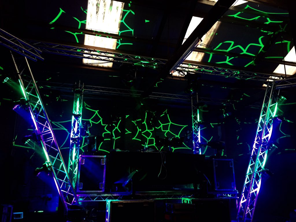 stageproco's tweet photo. Happy Halloween from Team Stage Pro Co. 🕸🕷🕸 @rainbowvenues for The Haunting https://t.co/BCjkgRms4y