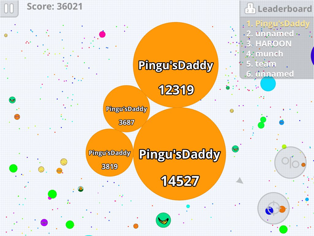 PingusDaddy's tweet image. Op? Or nar on Agar.io