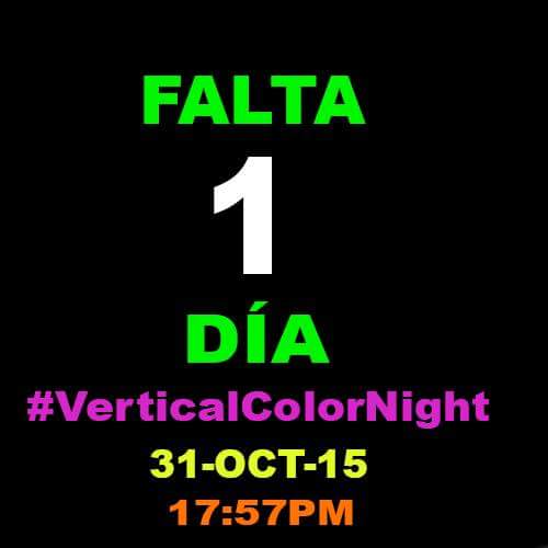 VerticalColorN's tweet image. #VerticalColorNight 
No te lo puedes perder !! 
Mañana 31-Oct. 17:57. Pista de patinaje Cristhian Pesantez. ☺