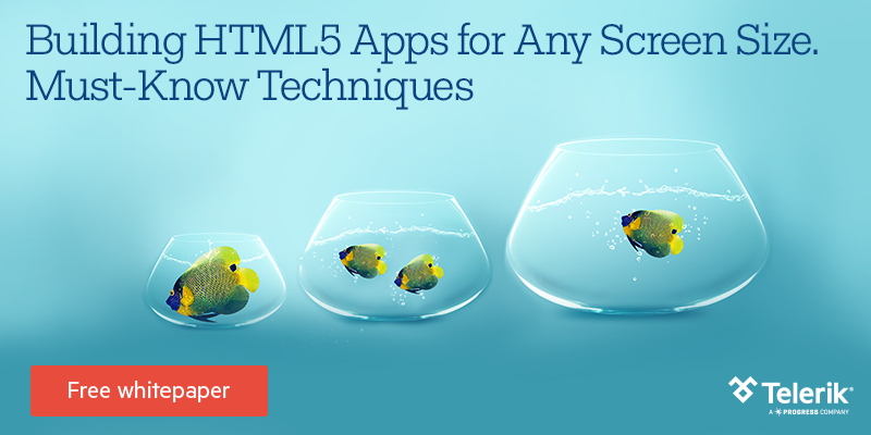 KendoUI's tweet image. Building a #responsive #html5 app? Learn the must-know tactics with this #whitepaper tlrk.it/1SdgAX4