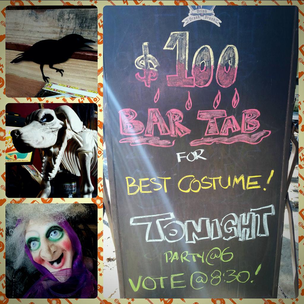 dddrocks's tweet photo. Halloween Party is TODAY! Starting at 6pm with costume voting at 8:30! You have a chance to win a $100 bar tab! https://t.co/fwZqFkeIuB